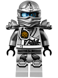 LEGO njo111 Zane - Titanium Ninja Light Bluish Gray, Armor